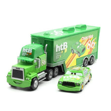 Load image into Gallery viewer, Disney Pixar Cars 2 3 Toy Lightning Mcqueen Jackson Storm Mack Uncletruck King 1:55 Diecast Metal Car Toy Children Birthday Gift