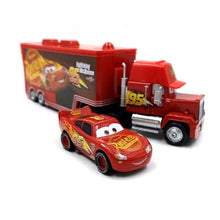 Load image into Gallery viewer, Disney Pixar Cars 2 3 Toy Lightning Mcqueen Jackson Storm Mack Uncletruck King 1:55 Diecast Metal Car Toy Children Birthday Gift