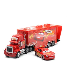 Load image into Gallery viewer, Disney Pixar Cars 2 3 Toy Lightning Mcqueen Jackson Storm Mack Uncletruck King 1:55 Diecast Metal Car Toy Children Birthday Gift