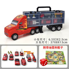Load image into Gallery viewer, New Transport Car Container Carrier Big Truck Vehicles Toys With Mini Diecast Cars Model Toys For Children Boys Birthday Gifts