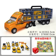 Load image into Gallery viewer, New Transport Car Container Carrier Big Truck Vehicles Toys With Mini Diecast Cars Model Toys For Children Boys Birthday Gifts