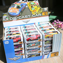 Load image into Gallery viewer, 5/10/20/48pcs Mini Alloy Car Model Diecasts Vehicle Toys Hot Plastic Wheels Box Pull Back Metal Auto Toy Car For Kids Boys Gifts