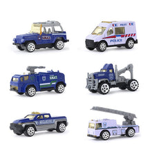 Load image into Gallery viewer, Coolplay 12pcs/set Mini Diecast Alloy Car 2in1 Model Engineering Toy Vehicles Carrier Truck with Ejection &amp; Carry Function Gifts
