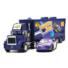 Load image into Gallery viewer, Disney Pixar Cars 2 3 Toy Lightning Mcqueen Jackson Storm Mack Uncletruck King 1:55 Diecast Metal Car Toy Children Birthday Gift
