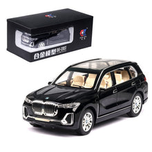 Load image into Gallery viewer, 1:24  BMW X7 Car Model Alloy Car Die Cast Toy Car Model Pull Back Children's Toy Collectibles Free Shipping
