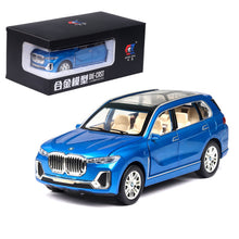 Load image into Gallery viewer, 1:24  BMW X7 Car Model Alloy Car Die Cast Toy Car Model Pull Back Children's Toy Collectibles Free Shipping
