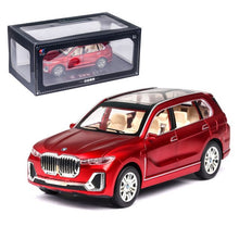 Load image into Gallery viewer, 1:24  BMW X7 Car Model Alloy Car Die Cast Toy Car Model Pull Back Children's Toy Collectibles Free Shipping
