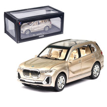 Load image into Gallery viewer, 1:24  BMW X7 Car Model Alloy Car Die Cast Toy Car Model Pull Back Children's Toy Collectibles Free Shipping
