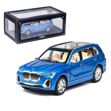 Load image into Gallery viewer, 1:24  BMW X7 Car Model Alloy Car Die Cast Toy Car Model Pull Back Children's Toy Collectibles Free Shipping
